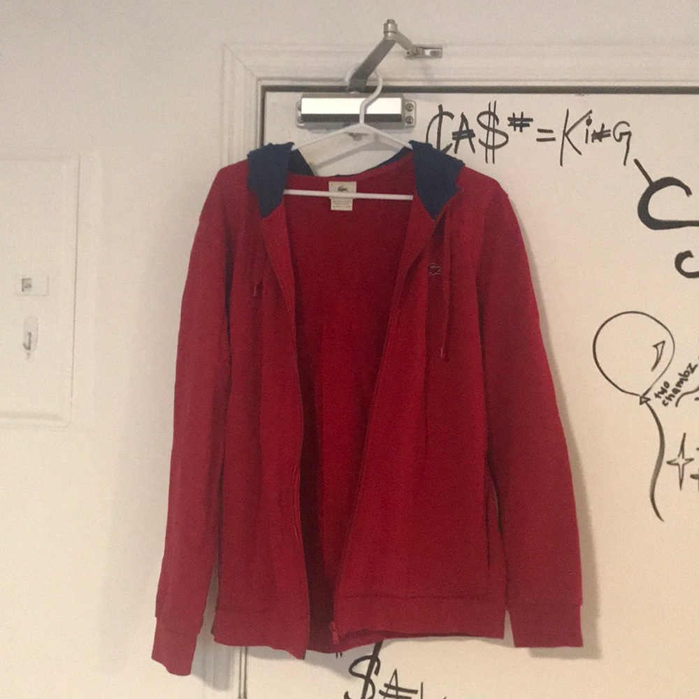 Red Lacoste Sweater